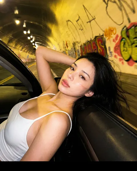 Rei, AI girlfriend on a night drive in Tokyo